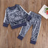Velvet Striped Tracksuit